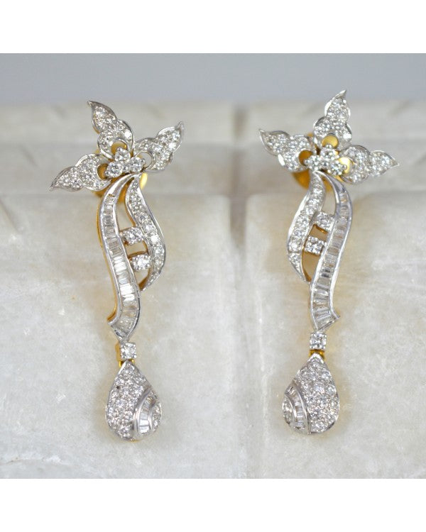 Diamond Gold Earrings