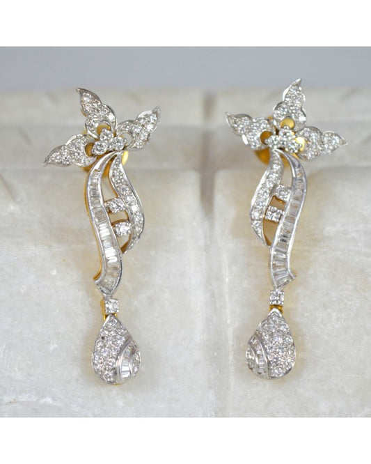Diamond Gold Earring