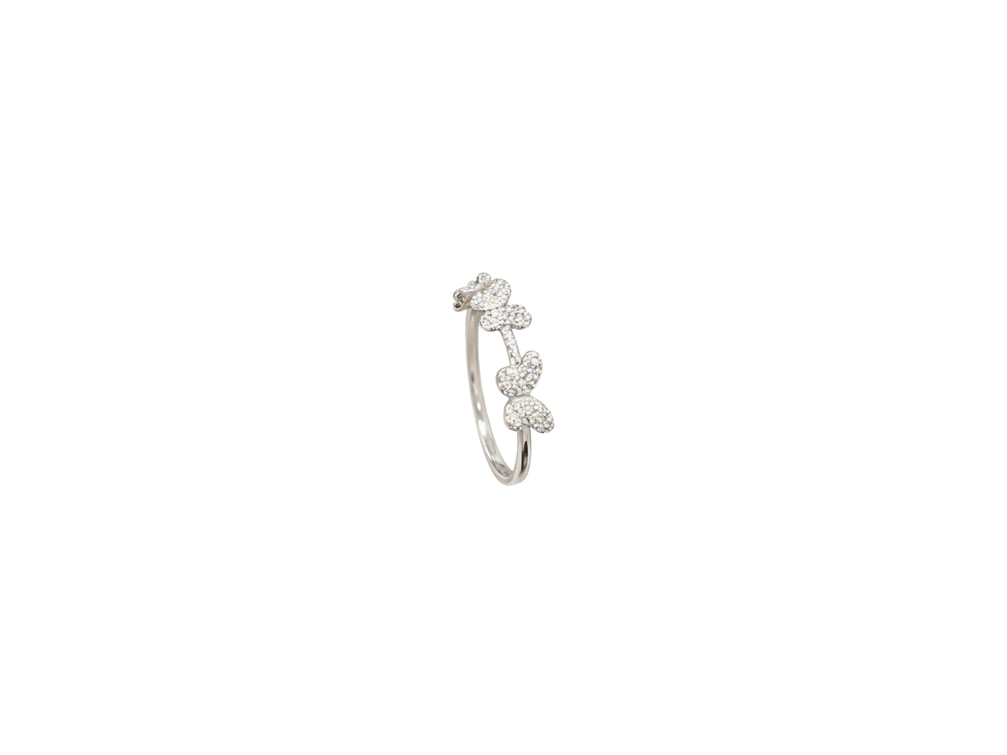 Pavé Diamond Butterfly Band